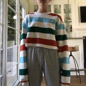 ✨striped sweatshirt